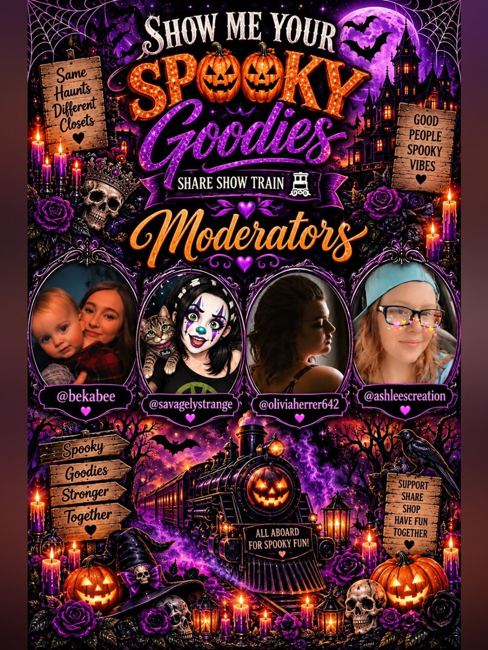 🧜♀️Show Me Your Spooky Goodies 3-day Share Show Train October 9•10•11🧌 - Picture 5 of 8